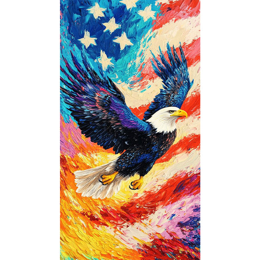 Diamond Painting - Full Round - Independence Day Eagle (40*70CM)