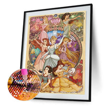 Load image into Gallery viewer, Diamond Painting - Full Round - Disney Princess (40*50CM)