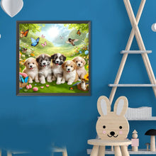 Load image into Gallery viewer, Diamond Painting - Full Round - Dogs (40*40CM)