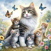 Load image into Gallery viewer, Diamond Painting - Full Round - Cats (40*40CM)