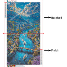 Load image into Gallery viewer, Diamond Painting - Full Round - Clear Sky River Town (40*70CM)