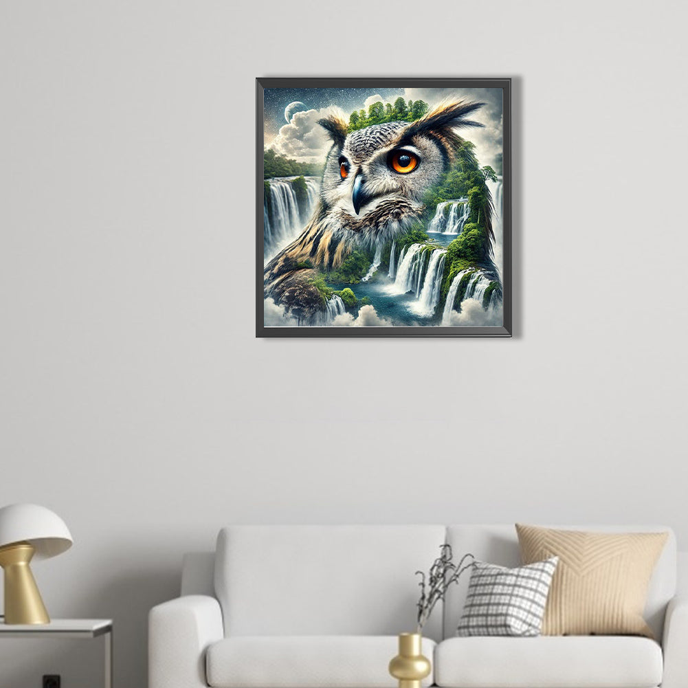 AB Diamond Painting - Full Square - Owl (40*40CM)