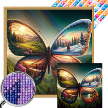 Load image into Gallery viewer, AB Diamond Painting - Full Square - Butterfly (40*40CM)