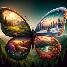 Load image into Gallery viewer, AB Diamond Painting - Full Square - Butterfly (40*40CM)