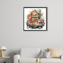 Load image into Gallery viewer, AB Diamond Painting - Full Square - Flower And Bird House (40*40CM)