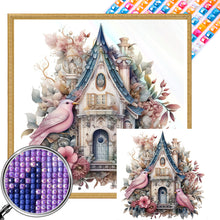 Load image into Gallery viewer, AB Diamond Painting - Full Square - Flower And Bird House (40*40CM)