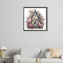 Load image into Gallery viewer, AB Diamond Painting - Full Square - Flower And Bird House (40*40CM)