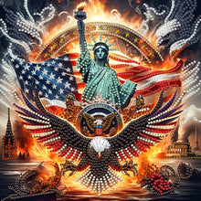 Load image into Gallery viewer, 4pcs Partial Special Diamond Painting Set - American Flag Independence Day (30*30CM)