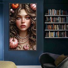 Load image into Gallery viewer, AB Diamond Painting - Full Round - Pumpkin Girl (40*70CM)