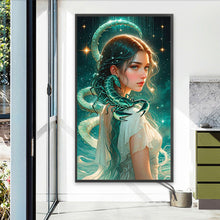 Load image into Gallery viewer, AB Diamond Painting - Full Round - Scorpio Girl (40*70CM)