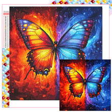 Load image into Gallery viewer, Diamond Painting - Full Square - Ice And Fire Butterfly (40*40CM)