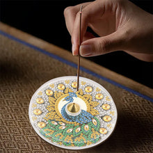 Load image into Gallery viewer, 2Pcs Acrylic Special Shaped Beautiful Pattern 5D DIY Diamond Art Incense Holder