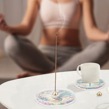 Load image into Gallery viewer, 2Pcs Acrylic Special Shaped Beautiful Pattern 5D DIY Diamond Art Incense Holder