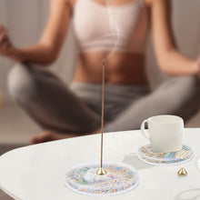 Load image into Gallery viewer, 2Pcs Acrylic Special Shaped Beautiful Pattern 5D DIY Diamond Art Incense Holder