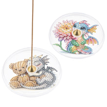 Load image into Gallery viewer, 2Pcs Acrylic Special Shaped Beautiful Pattern 5D DIY Diamond Art Incense Holder