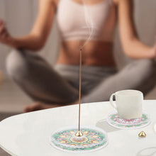 Load image into Gallery viewer, 2Pcs Acrylic Special Shaped Beautiful Pattern 5D DIY Diamond Art Incense Holder