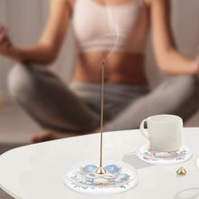 Load image into Gallery viewer, 2Pcs Acrylic Special Shaped Beautiful Pattern 5D DIY Diamond Art Incense Holder