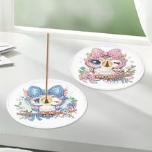 Load image into Gallery viewer, 2Pcs Acrylic Special Shaped Beautiful Pattern 5D DIY Diamond Art Incense Holder