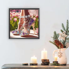 Load image into Gallery viewer, Diamond Painting - Partial Special Shaped - Exquisite High Heels (30*30CM)