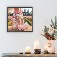 Load image into Gallery viewer, Diamond Painting - Partial Special Shaped - Exquisite High Heels (30*30CM)