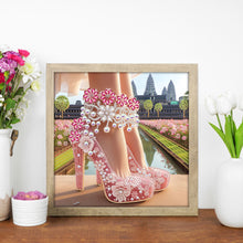 Load image into Gallery viewer, Diamond Painting - Partial Special Shaped - Exquisite High Heels (30*30CM)