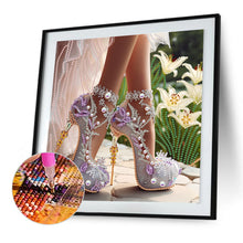 Load image into Gallery viewer, Diamond Painting - Partial Special Shaped - Exquisite High Heels (30*30CM)