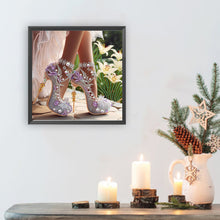 Load image into Gallery viewer, Diamond Painting - Partial Special Shaped - Exquisite High Heels (30*30CM)