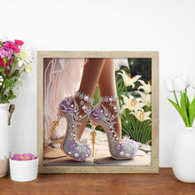 Load image into Gallery viewer, Diamond Painting - Partial Special Shaped - Exquisite High Heels (30*30CM)