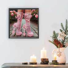Load image into Gallery viewer, Diamond Painting - Partial Special Shaped - Exquisite High Heels (30*30CM)