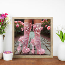 Load image into Gallery viewer, Diamond Painting - Partial Special Shaped - Exquisite High Heels (30*30CM)