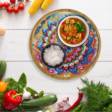 Load image into Gallery viewer, DIY Diamond Painting Kit Round Wooden Tray Diamond Painting Tray for Home Decor