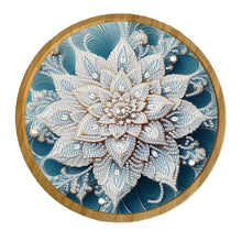 Load image into Gallery viewer, DIY Diamond Painting Kit Round Wooden Tray Diamond Painting Tray for Home Decor