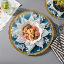 Load image into Gallery viewer, DIY Diamond Painting Kit Round Wooden Tray Diamond Painting Tray for Home Decor