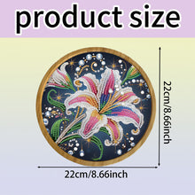 Load image into Gallery viewer, DIY Diamond Painting Kit Round Wooden Tray Diamond Painting Tray for Home Decor