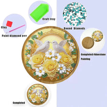 Load image into Gallery viewer, DIY Diamond Painting Kit Round Wooden Tray Diamond Painting Tray for Home Decor