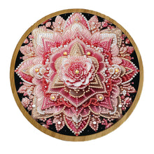 Load image into Gallery viewer, DIY Diamond Painting Kit Round Wooden Tray Diamond Painting Tray for Home Decor