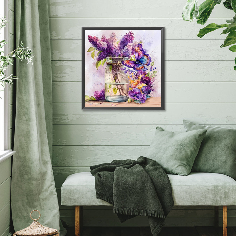 Diamond Painting - Full Square - Lavender (40*40CM)