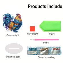 Load image into Gallery viewer, Acrylic Special Shape Cat Desktop Diamond Art Kits Rhinestones Desktop Ornaments