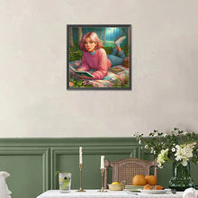 Load image into Gallery viewer, Diamond Painting - Full Square - Girl Camping (40*40CM)
