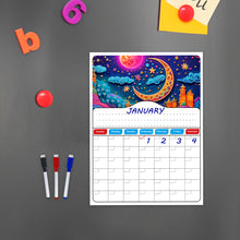 Load image into Gallery viewer, Special Shaped Colorful Pattern 5D DIY Diamond Art Monthly Planner for Beginners