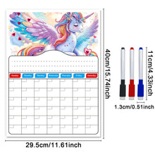 Load image into Gallery viewer, Special Shaped Colorful Pattern 5D DIY Diamond Art Monthly Planner for Beginners