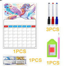 Load image into Gallery viewer, Special Shaped Colorful Pattern 5D DIY Diamond Art Monthly Planner for Beginners