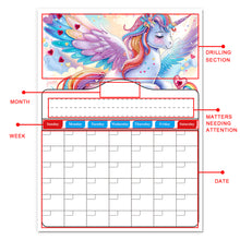 Load image into Gallery viewer, Special Shaped Colorful Pattern 5D DIY Diamond Art Monthly Planner for Beginners