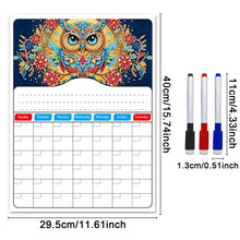 Load image into Gallery viewer, Special Shaped Colorful Pattern 5D DIY Diamond Art Monthly Planner for Beginners