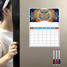 Load image into Gallery viewer, Special Shaped Colorful Pattern 5D DIY Diamond Art Monthly Planner for Beginners