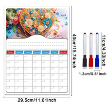 Load image into Gallery viewer, Special Shaped Colorful Pattern 5D DIY Diamond Art Monthly Planner for Beginners