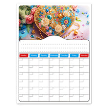 Load image into Gallery viewer, Special Shaped Colorful Pattern 5D DIY Diamond Art Monthly Planner for Beginners