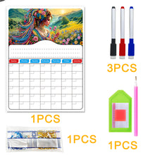 Load image into Gallery viewer, Special Shaped Colorful Pattern 5D DIY Diamond Art Monthly Planner for Beginners