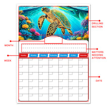 Load image into Gallery viewer, Special Shaped Colorful Pattern 5D DIY Diamond Art Monthly Planner for Beginners