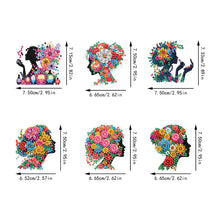 Load image into Gallery viewer, 6Pcs Acrylic Animal Diamond Painting Refrigerator Magnet for Fridge Whiteboards